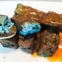 Blue flower tofu at elemen 元素 - Millenia Walk in Central Singapore