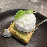 Coconut with pandas coconut cake 9/10- there’s a surprise in the cake!  at elemen 元素 - Millenia Walk in Central Singapore