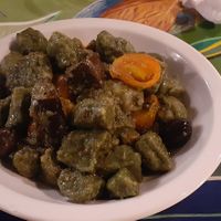 Ñoquis al pesto. at Casa Munay in Buenos Aires