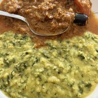 Both curries   at The Cochin in Bedford