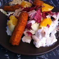 seitan stick appetizer at Cavoli Nostri in Naples