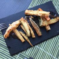 vegetable tempura at Cavoli Nostri in Naples