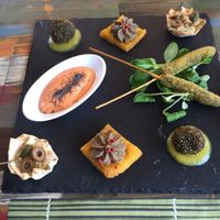 Platter to share at Cavoli Nostri in Naples