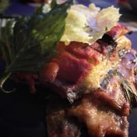 Eggplant parmigiana  at Cavoli Nostri in Naples