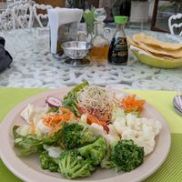 Salad of the day at Devanand in Aguascalientes