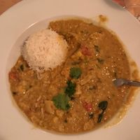 Lentils curry at Le Soixante 5 in Levis