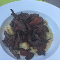 Mushroom bourguignon!!!  Amazing!! at Le Soixante 5 in Levis