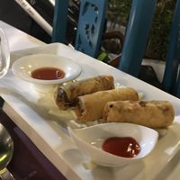 Vegetable spring rolls at Beijing to Bali in Crete