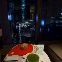 Bottom one is matcha cake  at Green Bakery in Taipei