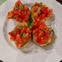 Bruschetta at Orti di Mare in Capoliveri