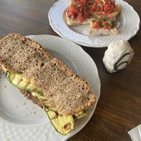 some of the lunch options   at Orti di Mare in Capoliveri