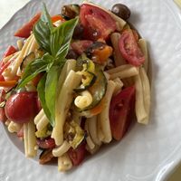 Pasta with vegetables   at Orti di Mare in Capoliveri