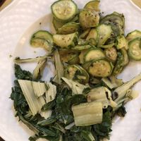 Grilled veggies at Orti di Mare in Capoliveri