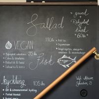 menu at Atrium in Malmo