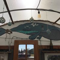 decor at Veronica's Coffee House in Kenai