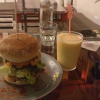 The Vig burger at The V Factor in Lanzarote