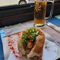 The vegan hound dog 😍 at The V Factor in Lanzarote
