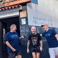 Regular punters at The V Factor in Lanzarote