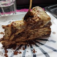 If this cake were a person, I'd marry it. So good! at The V Factor in Lanzarote
