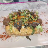 Hotdog at The V Factor in Lanzarote