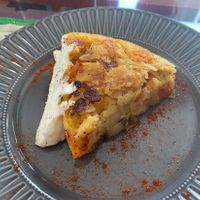 The ‘bite sized’ omelette  at The V Factor in Lanzarote