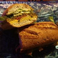 Seitan bocadillo at The V Factor in Lanzarote