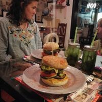 Fantastic burgers amd mojitos!! at The V Factor in Lanzarote