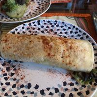 Tofu wrap at The V Factor in Lanzarote