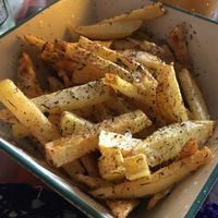 Fried potatoes  at The V Factor in Lanzarote