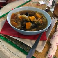 Miso Soup with Veggie at The V Factor in Lanzarote