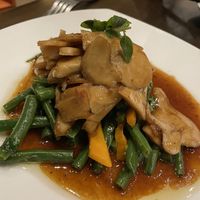 Soy chicken in citrus sauce   at Herban Fix Vegan Kitchen in Atlanta