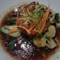 Mushroom steak at Herban Fix Vegan Kitchen in Atlanta