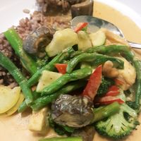 Creamy tofu broth. at Herban Fix Vegan Kitchen in Atlanta