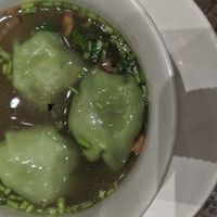 Lemongrass dumpling soup at Herban Fix Vegan Kitchen in Atlanta