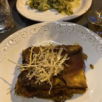 Main dish at Botanica Lab in Bologna