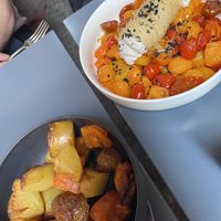 Patate al forno e tomatito   at Botanica Lab in Bologna