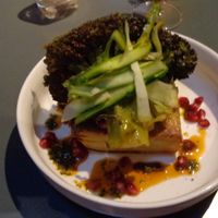 Potato pastry. at Botanica Lab in Bologna