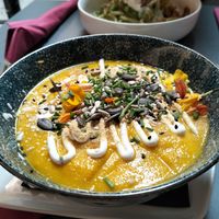 Crema de calabaza at Botanica Lab in Bologna