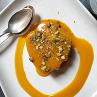 Cheesecake de mango at Botanica Lab in Bologna