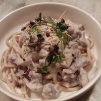 Cauliflower pasta at Botanica Lab in Bologna
