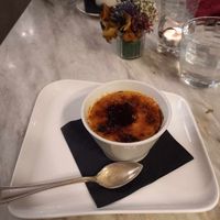 Creme brulee at Botanica Lab in Bologna