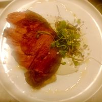 Filetto plant based - among the best vegan "steaks" we ever had! at Botanica Lab in Bologna