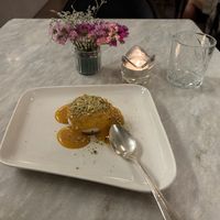 Cheesecake vaniglia e mango  at Botanica Lab in Bologna