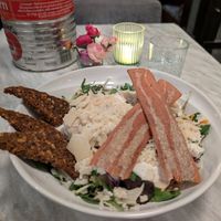 Caesar salad thar I'm already craving again at Botanica Lab in Bologna