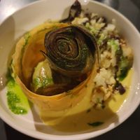 Artichokes in Phyllis dough at Botanica Lab in Bologna