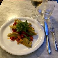 Pasta at Botanica Lab in Bologna