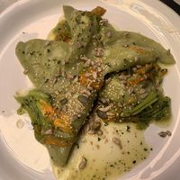 Homemade pasta at Botanica Lab in Bologna