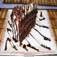 Out of this world Vegan Coconut Cream Chocolate Cake (share if you must but you'll wish you didn't) at Mary's Secret Garden in Ventura