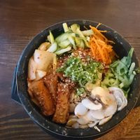 vegan bibimbap at Pig and Tiger in Berlin
