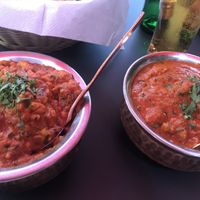 Voor mij vegan. Voor Hubbie niet  at Maharaja in Ljubljana